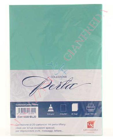 CARTA A4 PERLATA 120 GR. (20 FG) TIFFANY